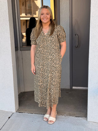 Wild side leopard dress