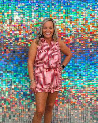 Red and white stripes