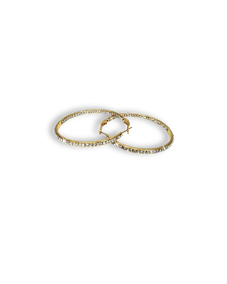 Bling 50mm hoops