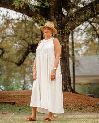 Cream Maxi dress