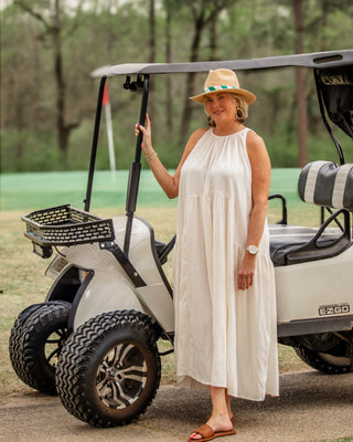 Cream Maxi dress