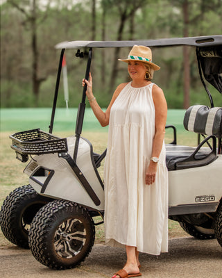 Cream Maxi dress