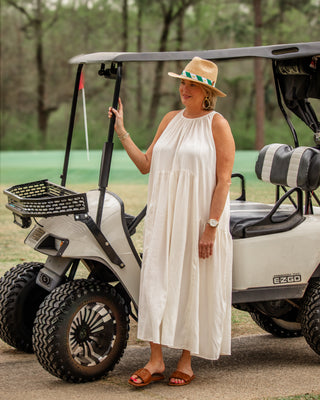 Cream Maxi dress