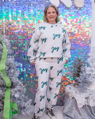 joy christmas sweat set