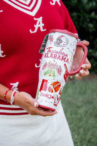 Tailgates in Tuscaloosa Mega mug 40oz