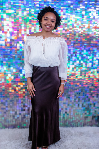 Satin Maxi Skirt