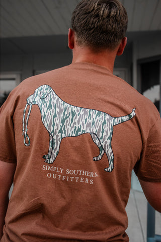 Simply Southern Chocolate Brown Dog Graphic T-Shirt