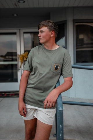 Bucks Before Dawn Woodland Graphic Tee