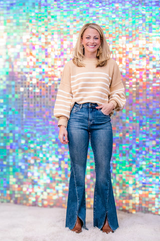 Bayeas High Rise Flare Jeans