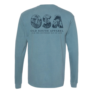 old south OSA lifestyle blue long sleeve