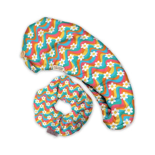microfiber headwrap and scrunchie