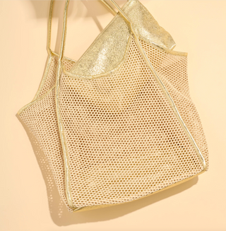 Sandra shimmer tote
