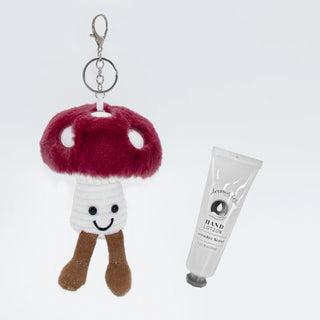 scented mushroom keychain set