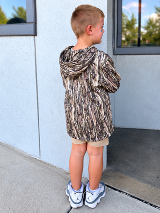 Kids Camo Long Sleeve Hoodie