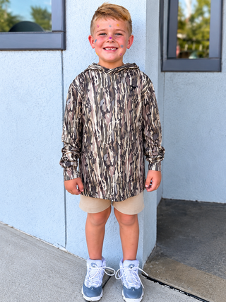 Kids Camo Long Sleeve Hoodie