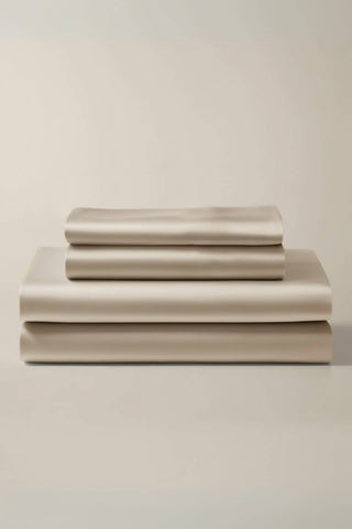 Faceplant Bamboo Sheet Set: Pearl Grey / Queen