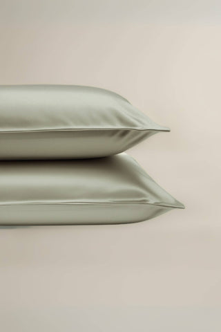 Bamboo Pillowcase Set: Pearl Grey / King