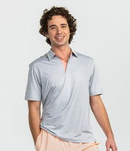 Load image into Gallery viewer, Grayton Heather Southern Shirt Polo
