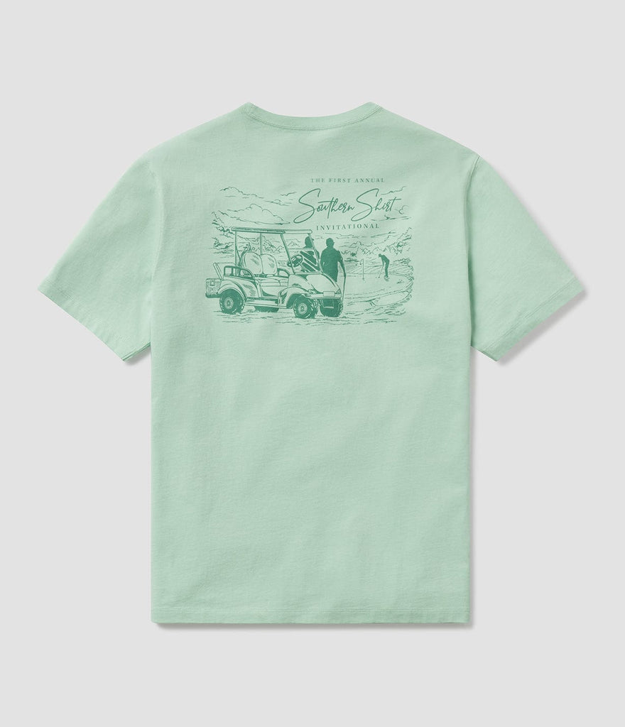 Stay The Course Tee SS- Dusty Green