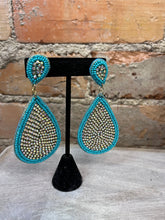 Load image into Gallery viewer, Beaded Blinged earrings
