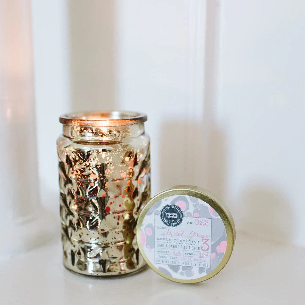 Sweet Grace Decorated Candle