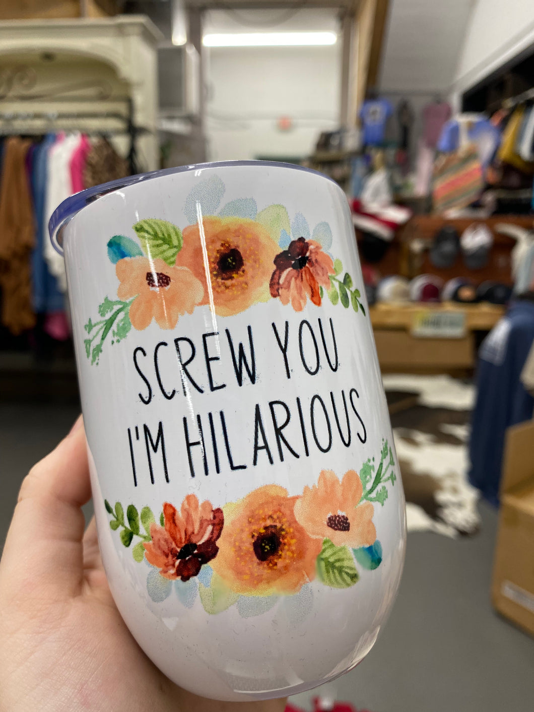 Screw You Wine Cup