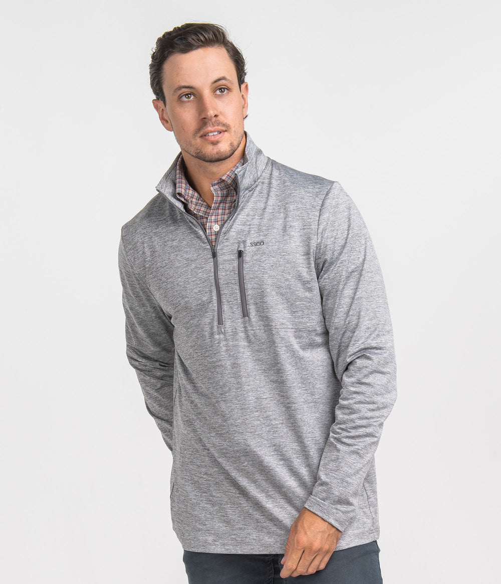 BACK NINE PULLOVER- frost gray
